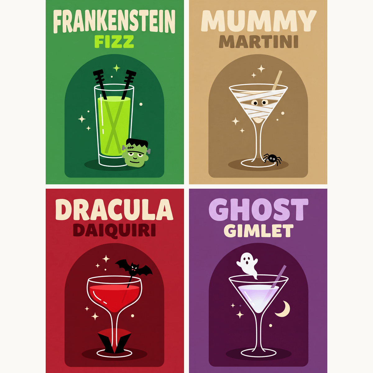 Spirits and Spooks - Number Artist Paint by Numbers Kits