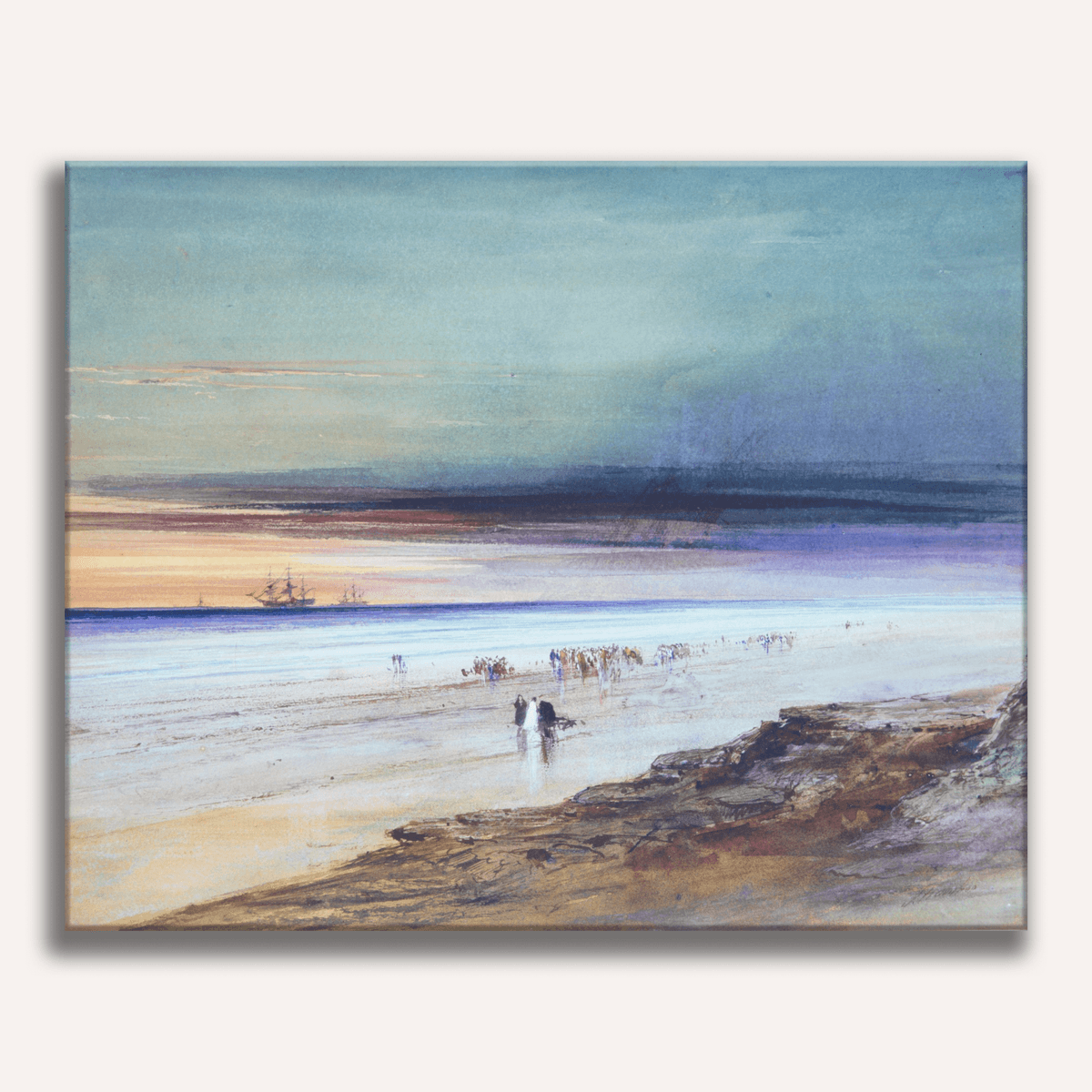 Beach Scene by James Hamilton - Number Artist Paint by Numbers Kits