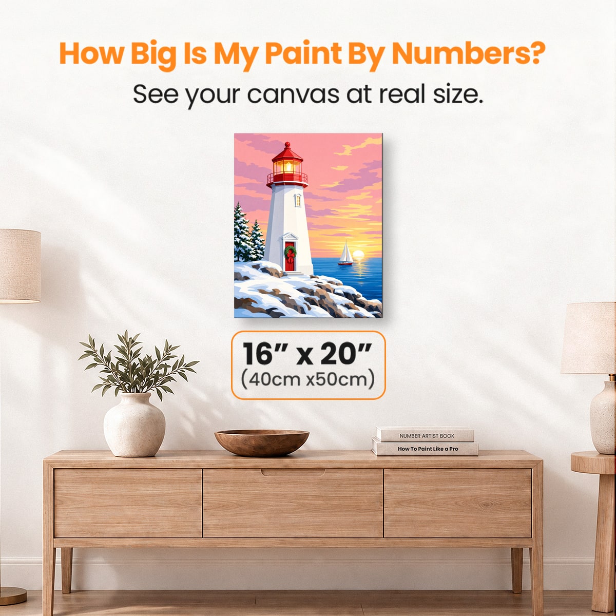 Sunset Cheer - Number Artist Paint by Numbers Kits