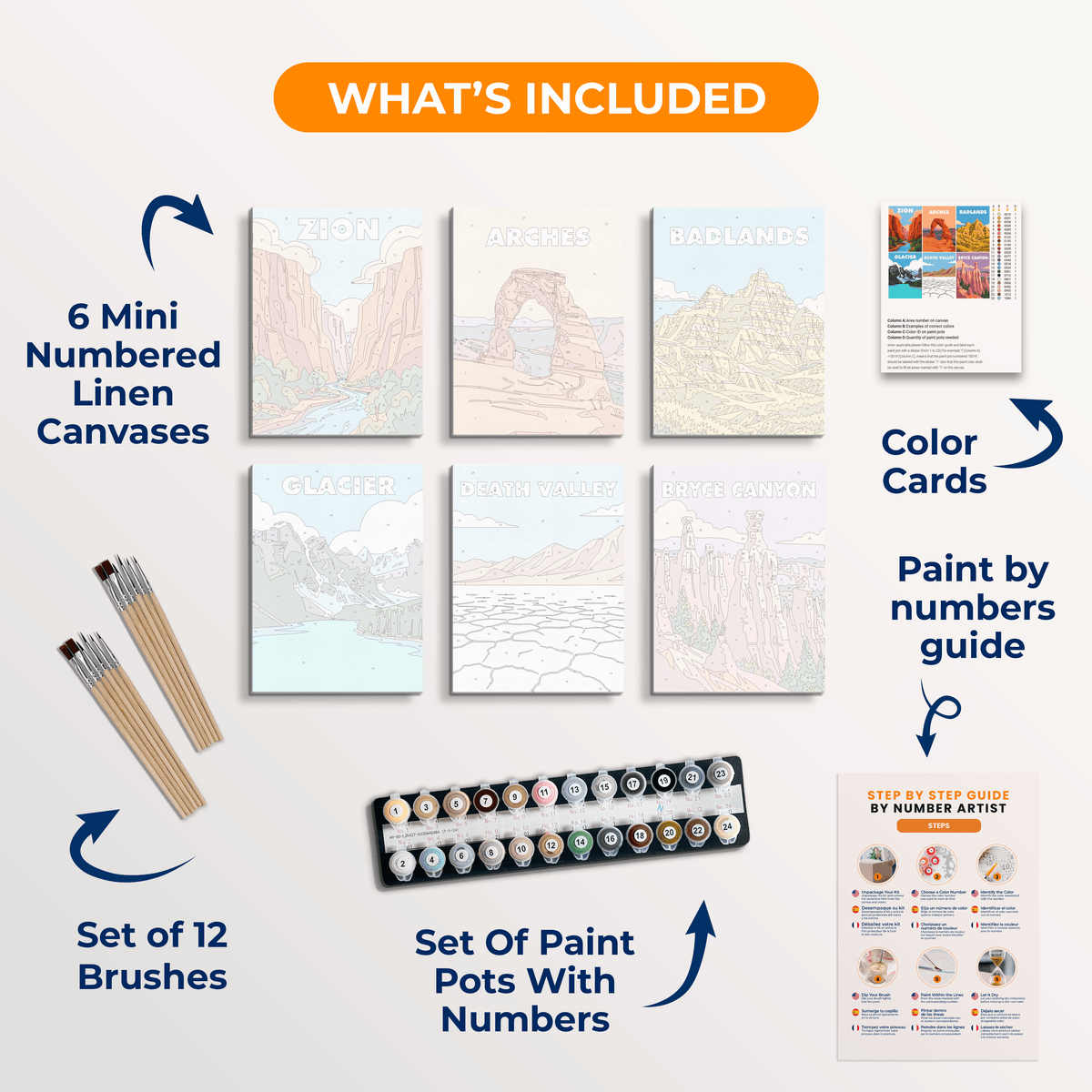 Western Wonders Vol. 2 - Number Artist Paint by Numbers Kits