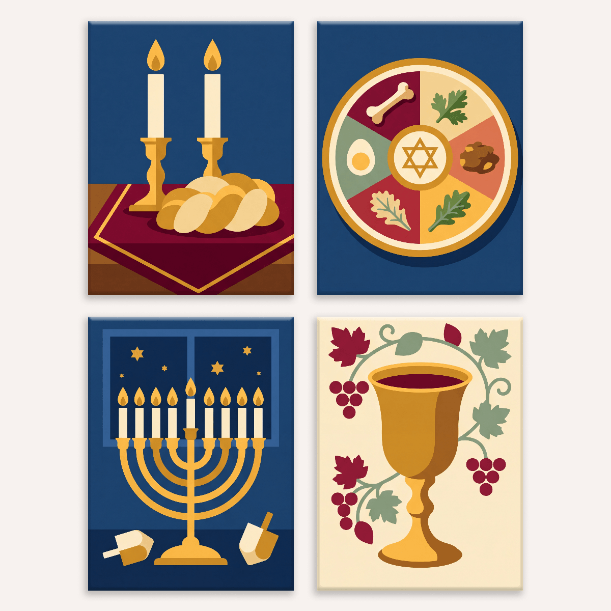 Jewish Traditions - Number Artist Paint by Numbers Kits