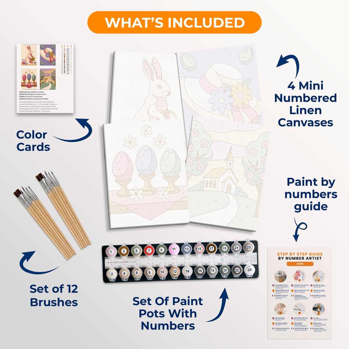 Easter Grace - Number Artist Paint by Numbers Kits