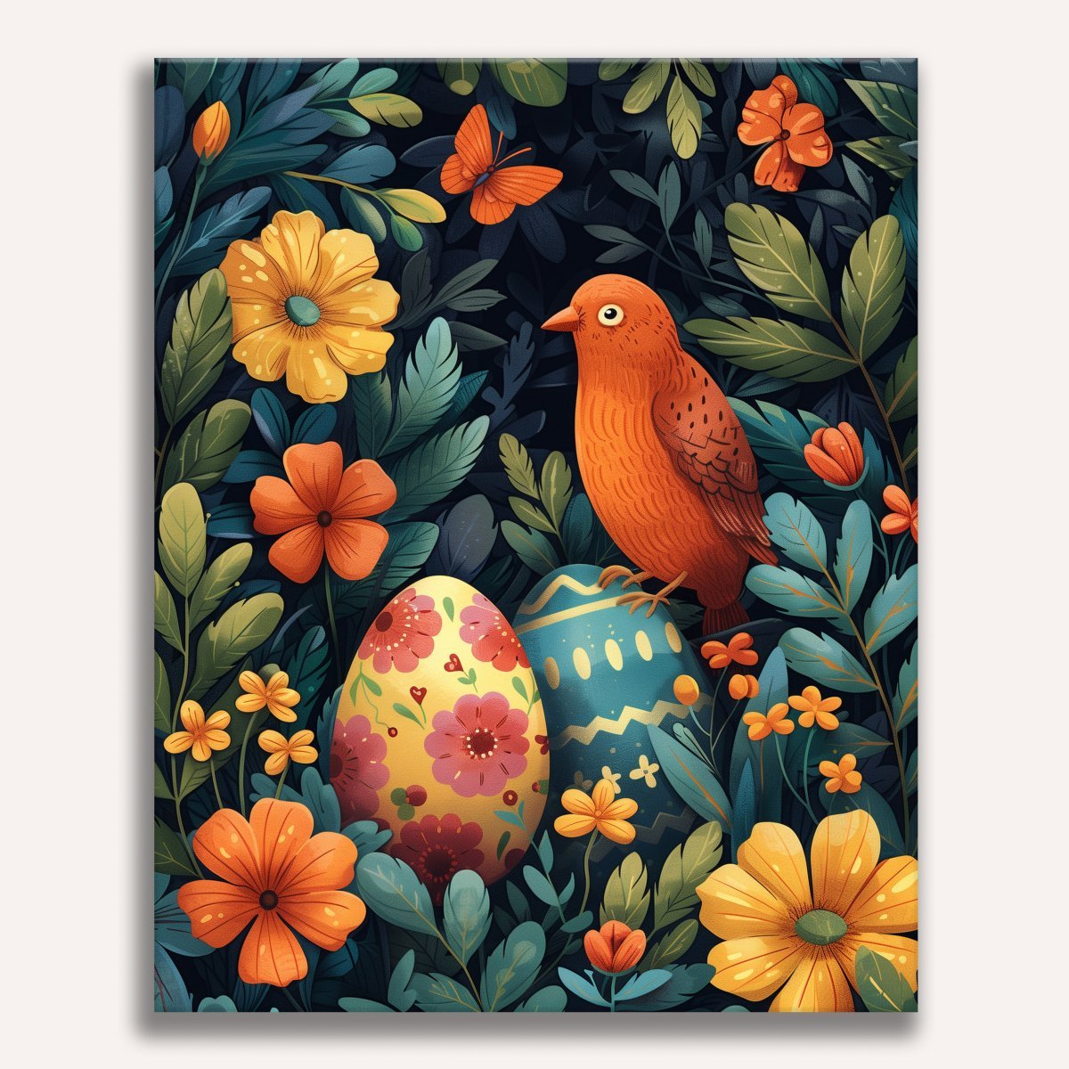 Easter Birdie - Number Artist Paint by Numbers Kits