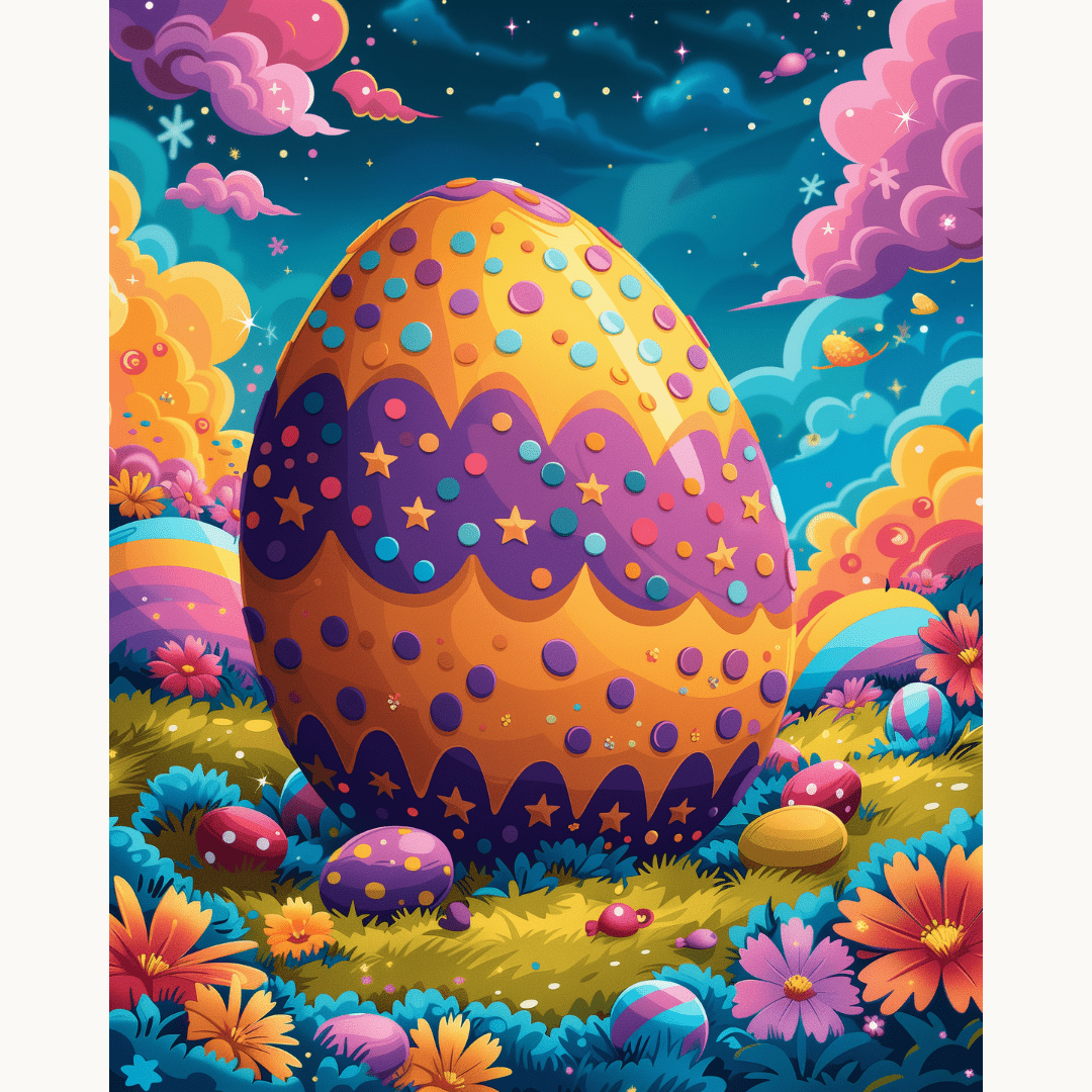 Easter Egg Wonderland - Number Artist Paint by Numbers Kits