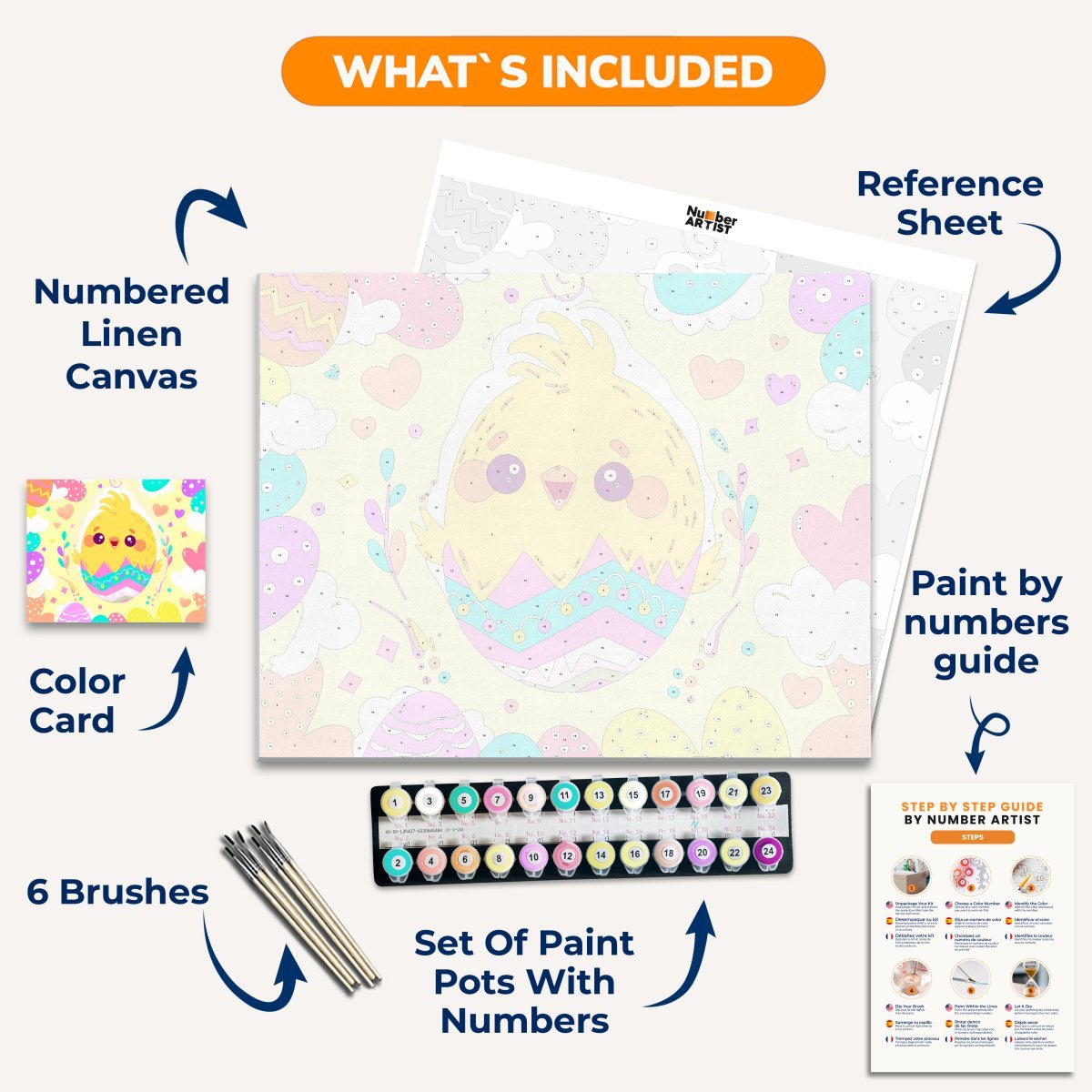 Easter Hatchling - Number Artist Diamond Painting Kits