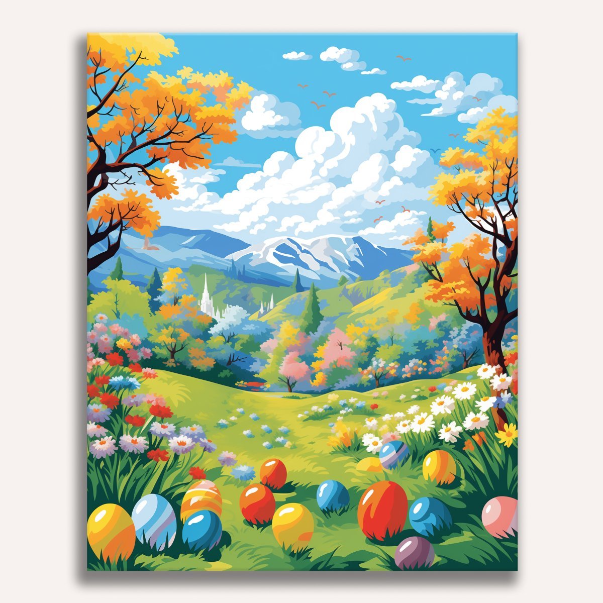 Egg Hunt - Number Artist Paint by Numbers Kits