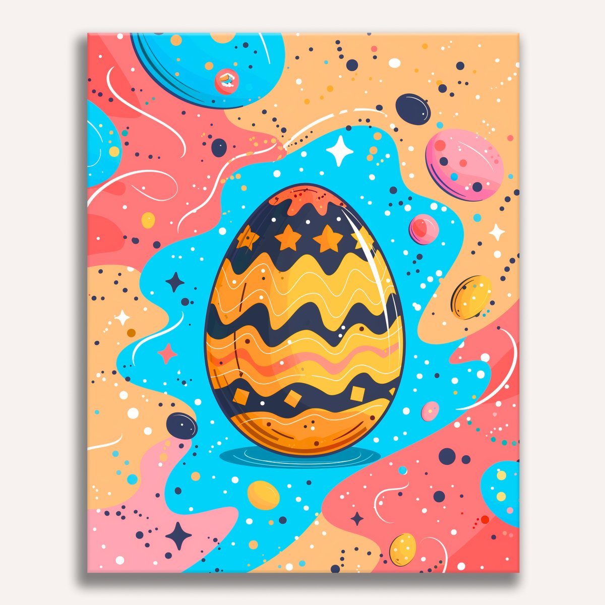 Eggspace - Number Artist Paint by Numbers Kits