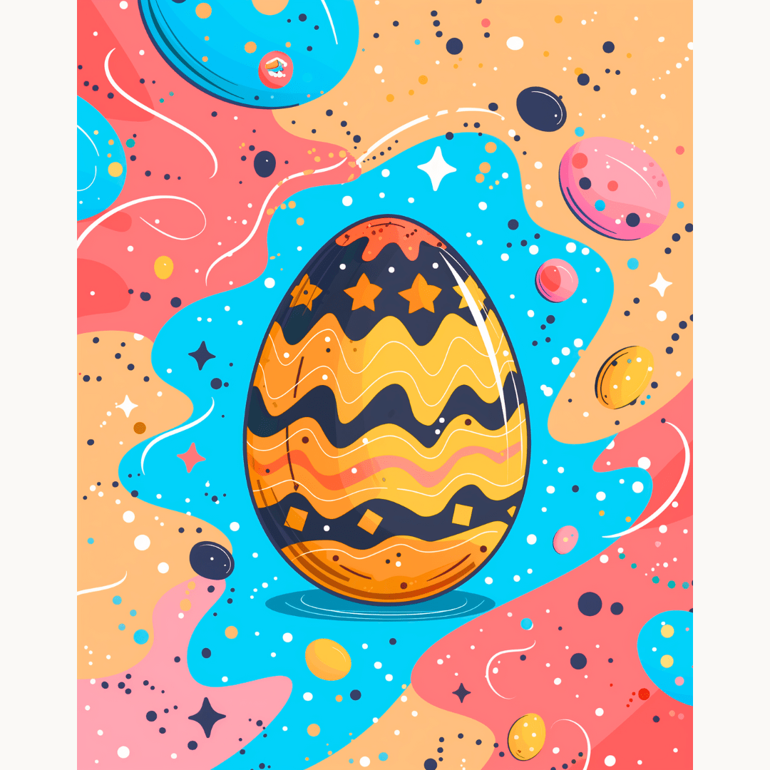 Eggspace - Number Artist Paint by Numbers Kits