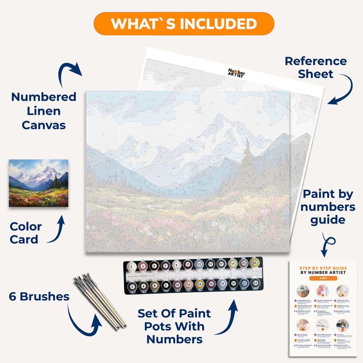 The image depicts a vibrant landscape scene.