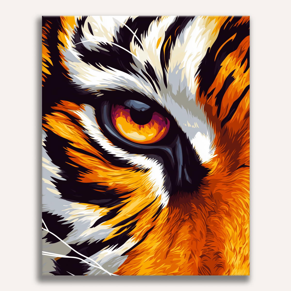Eye of The Tiger - Number Artist Paint by Numbers Kits