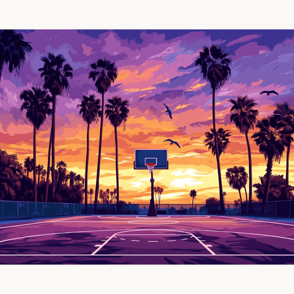 Florida Basketball - Number Artist Paint by Numbers Kits