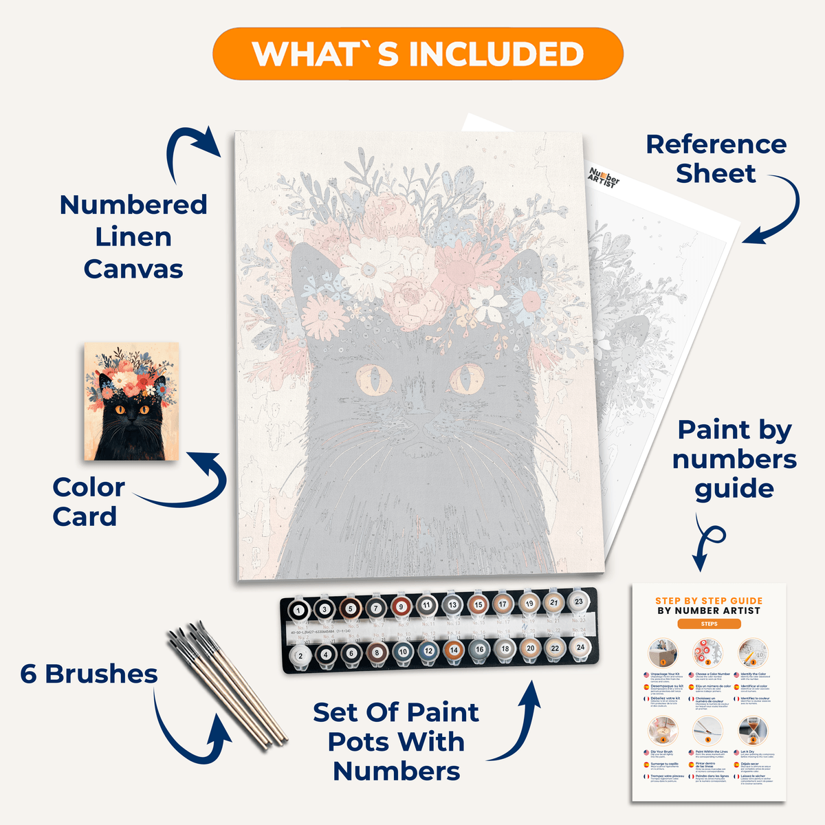 Flower Crowned Cat