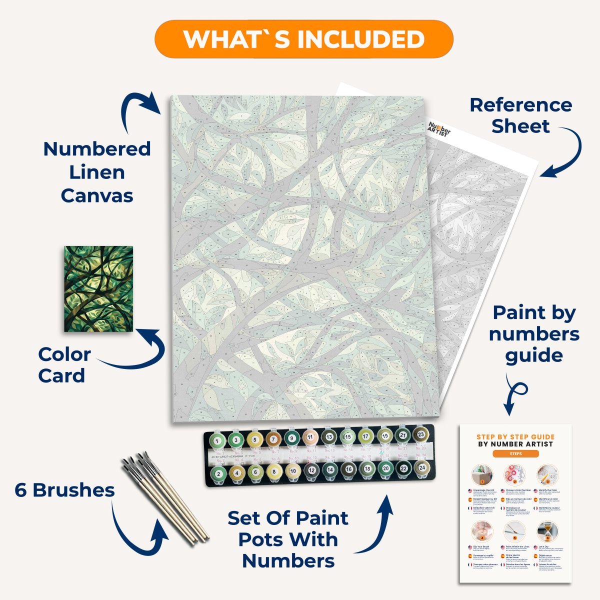 Forest Lush - Number Artist Diamond Painting Kits