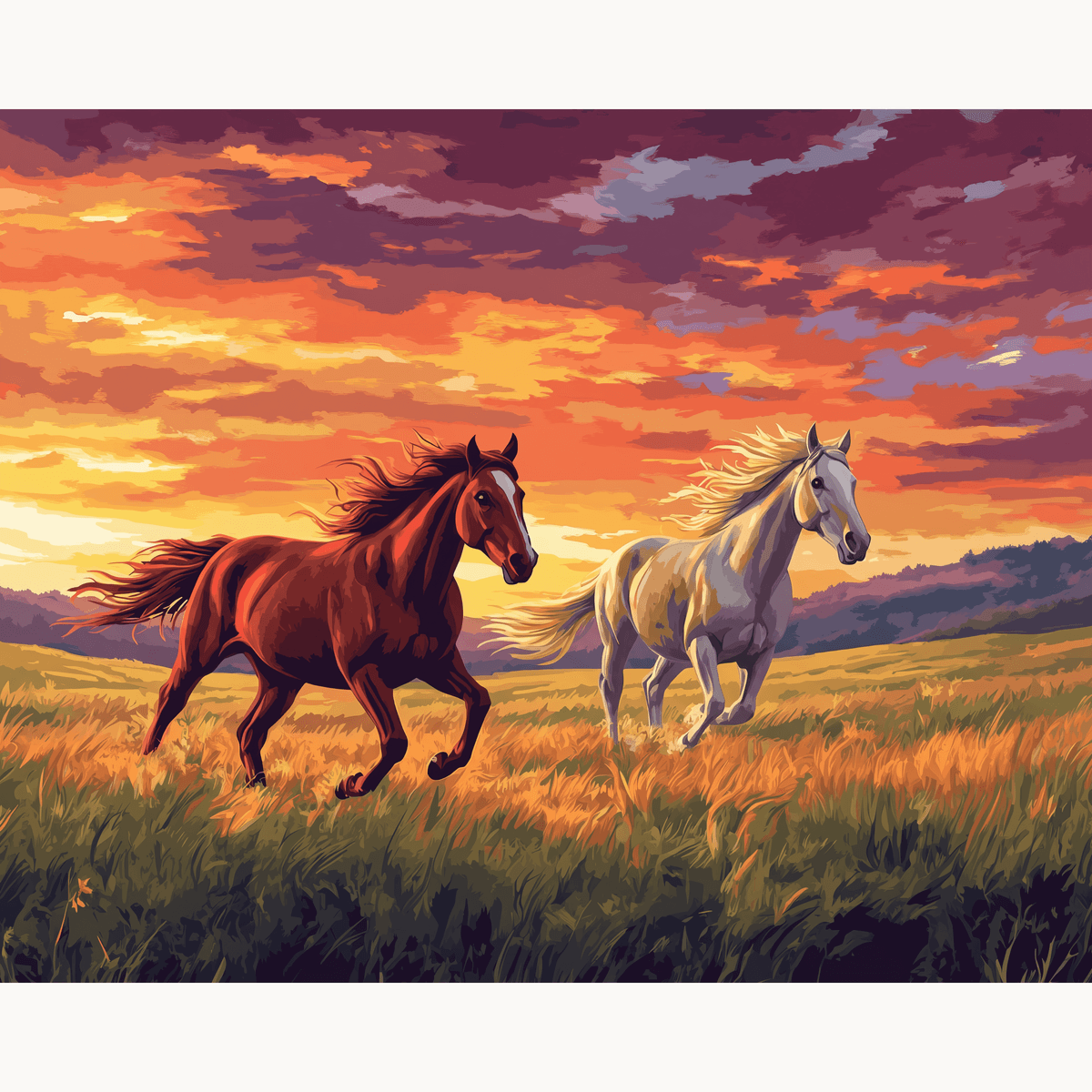 Freedom Gallop - Number Artist Paint by Numbers Kits