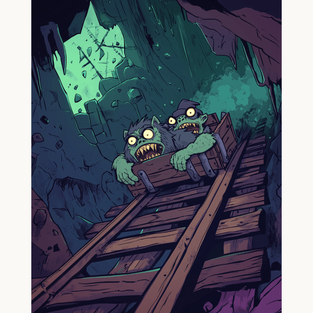 Frigthening Cart Ride - Number Artist Paint by Numbers Kits