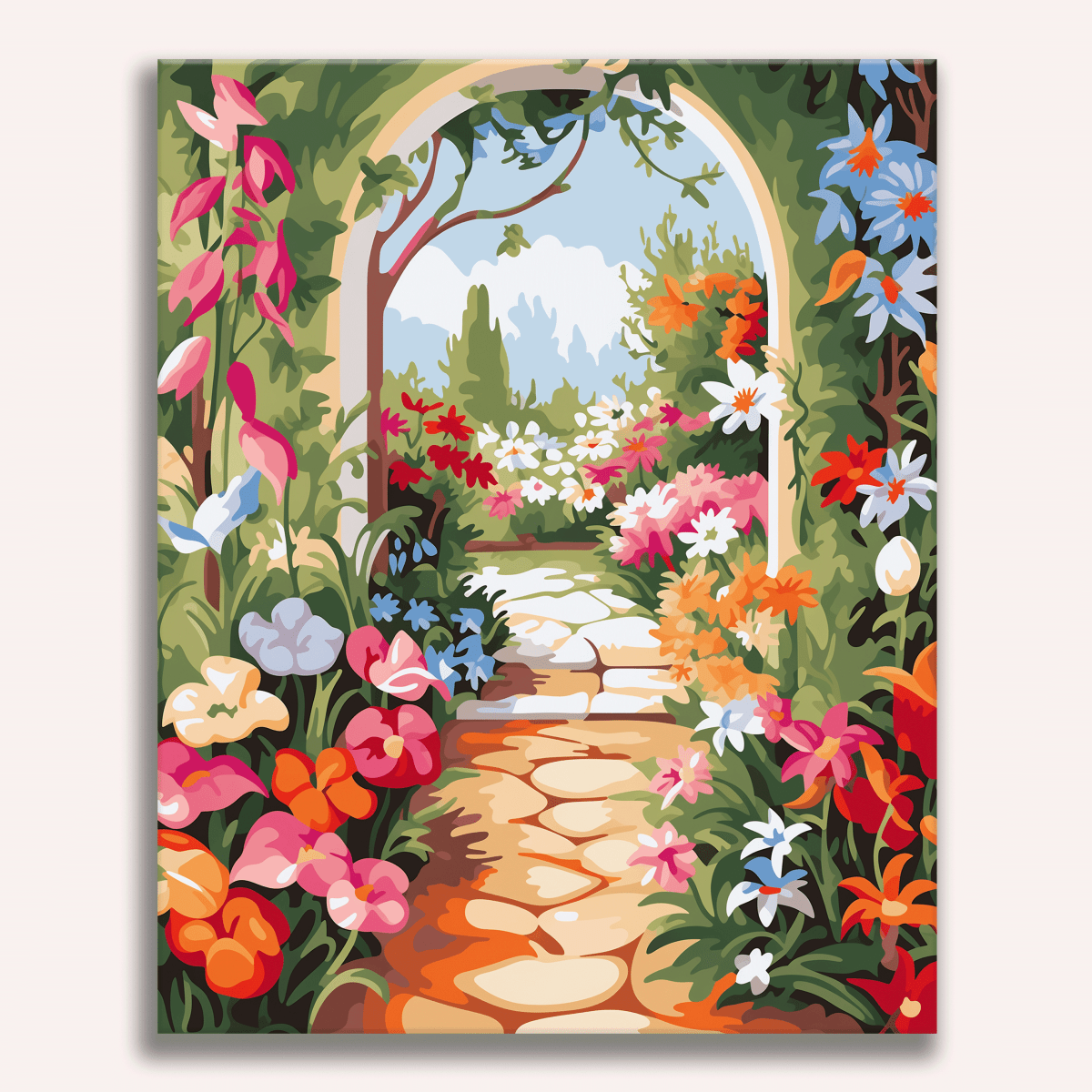Garden Entrance Paint by Numbers Kit