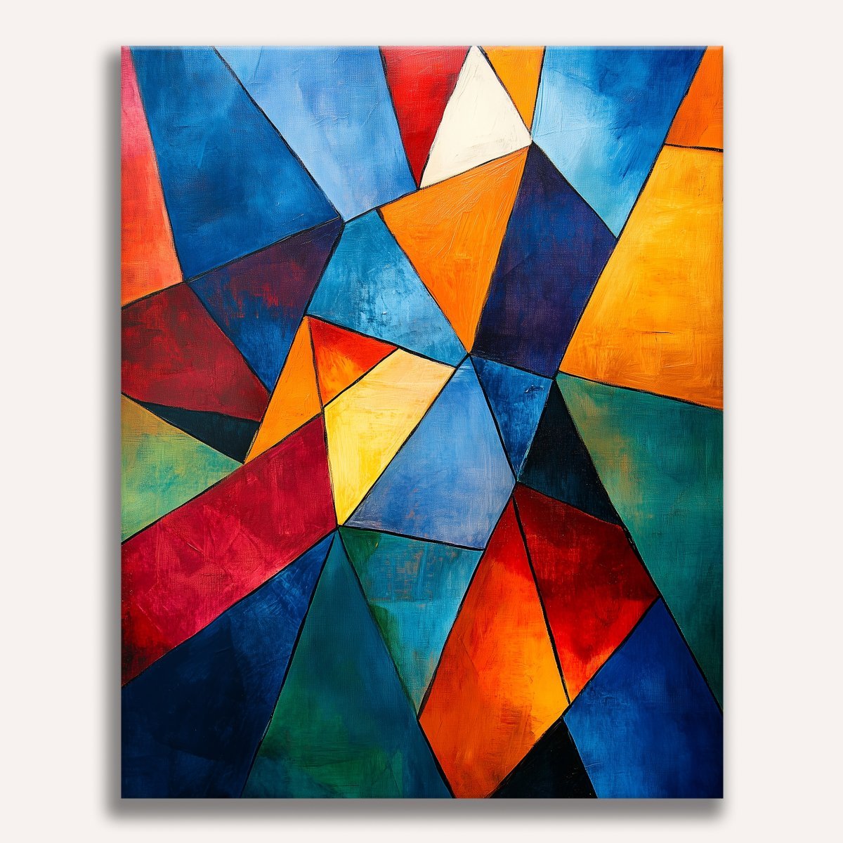 Geometric Shatter - Number Artist Paint by Numbers Kits