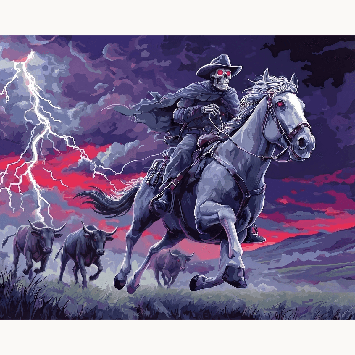 Ghost Riders in the Sky - Number Artist Paint by Numbers Kits