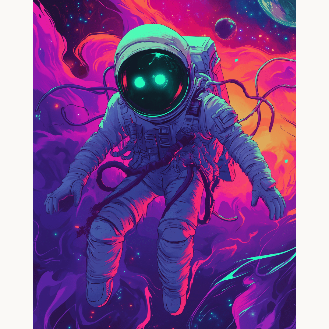 Ghosts of Space - Number Artist Paint by Numbers Kits