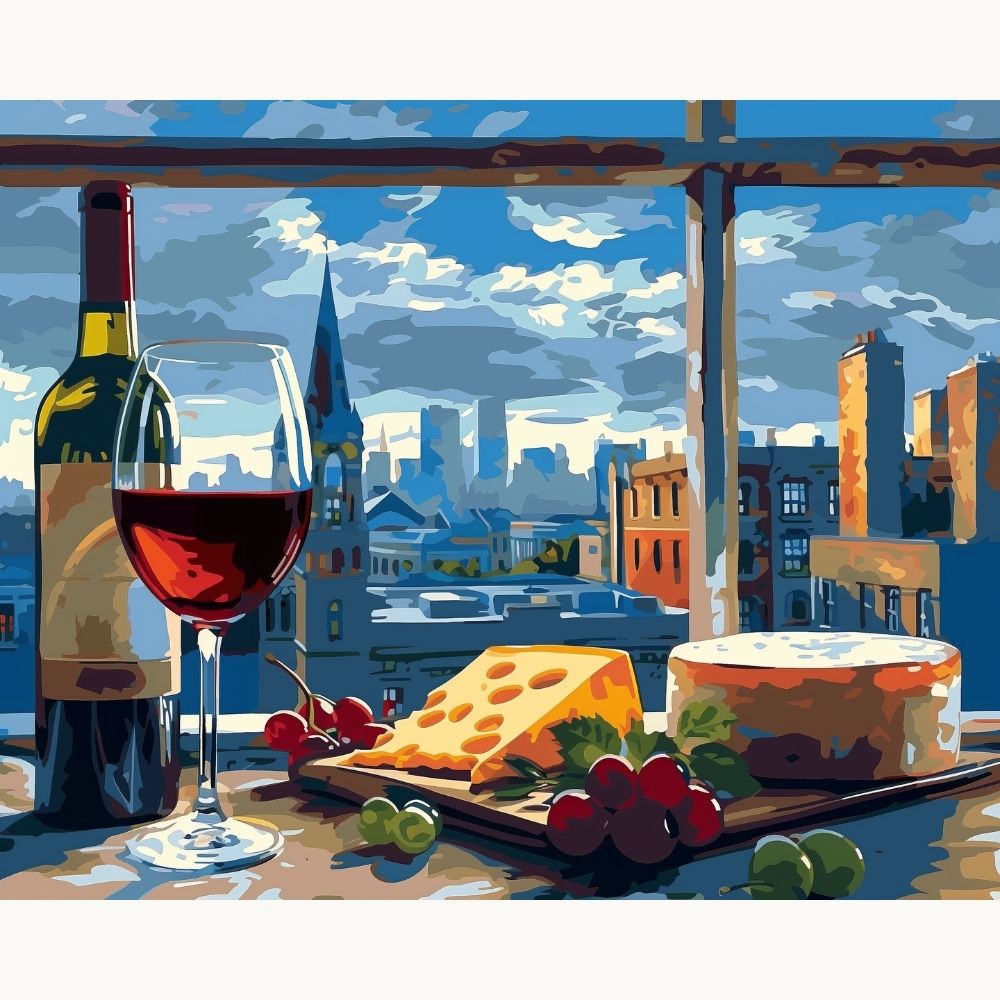 The image presents a tranquil indoor scene.