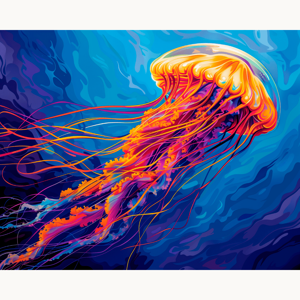 Graceful Lion's Mane - Number Artist Paint by Numbers Kits