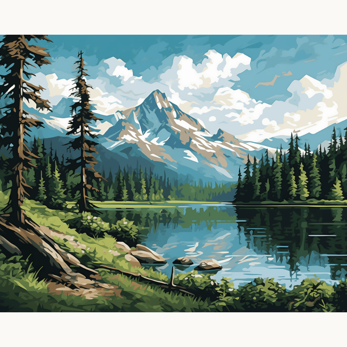 Lac de la vallée verte