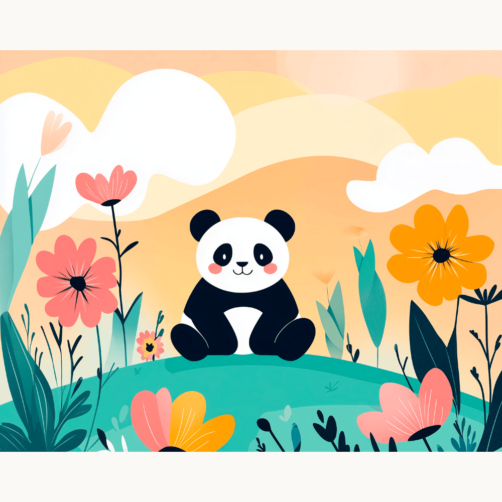 Happy Panda - Number Artist Paint by Numbers Kits