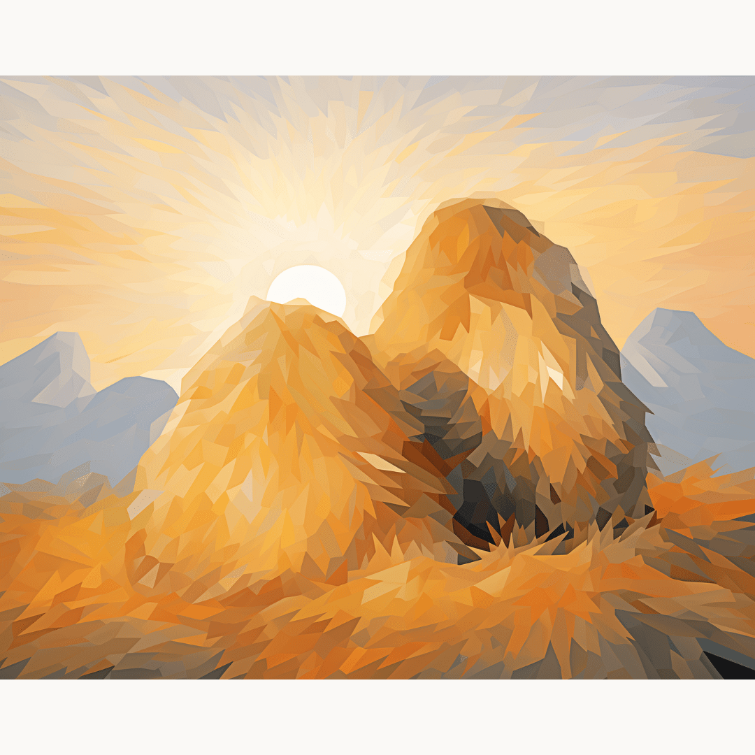 Haystacks - Number Artist Paint by Numbers Kits