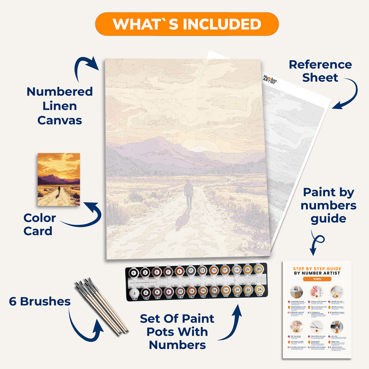 Heart of Gold - Number Artist Paint by Numbers Kits