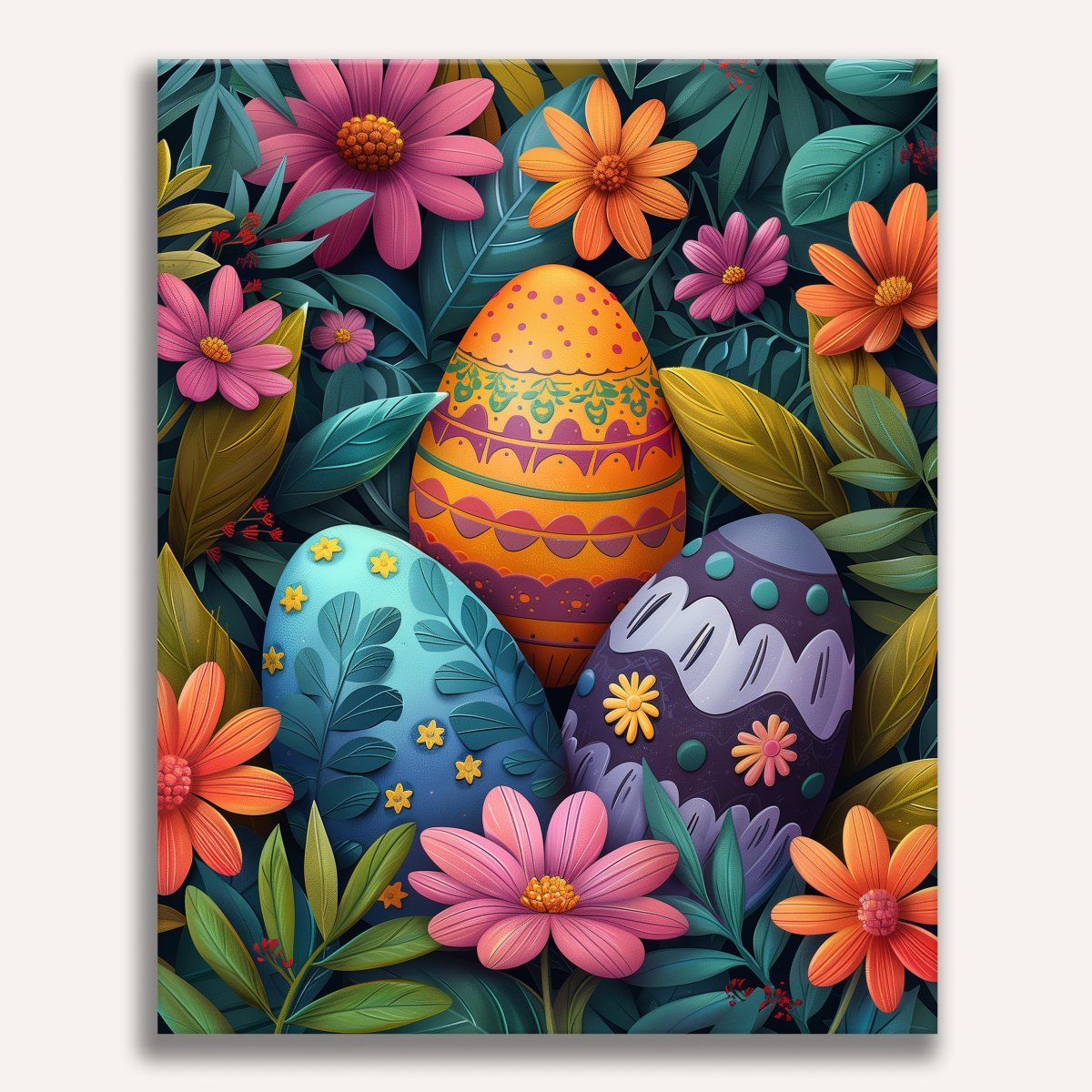 Hidden Eggs - Number Artist Paint by Numbers Kits