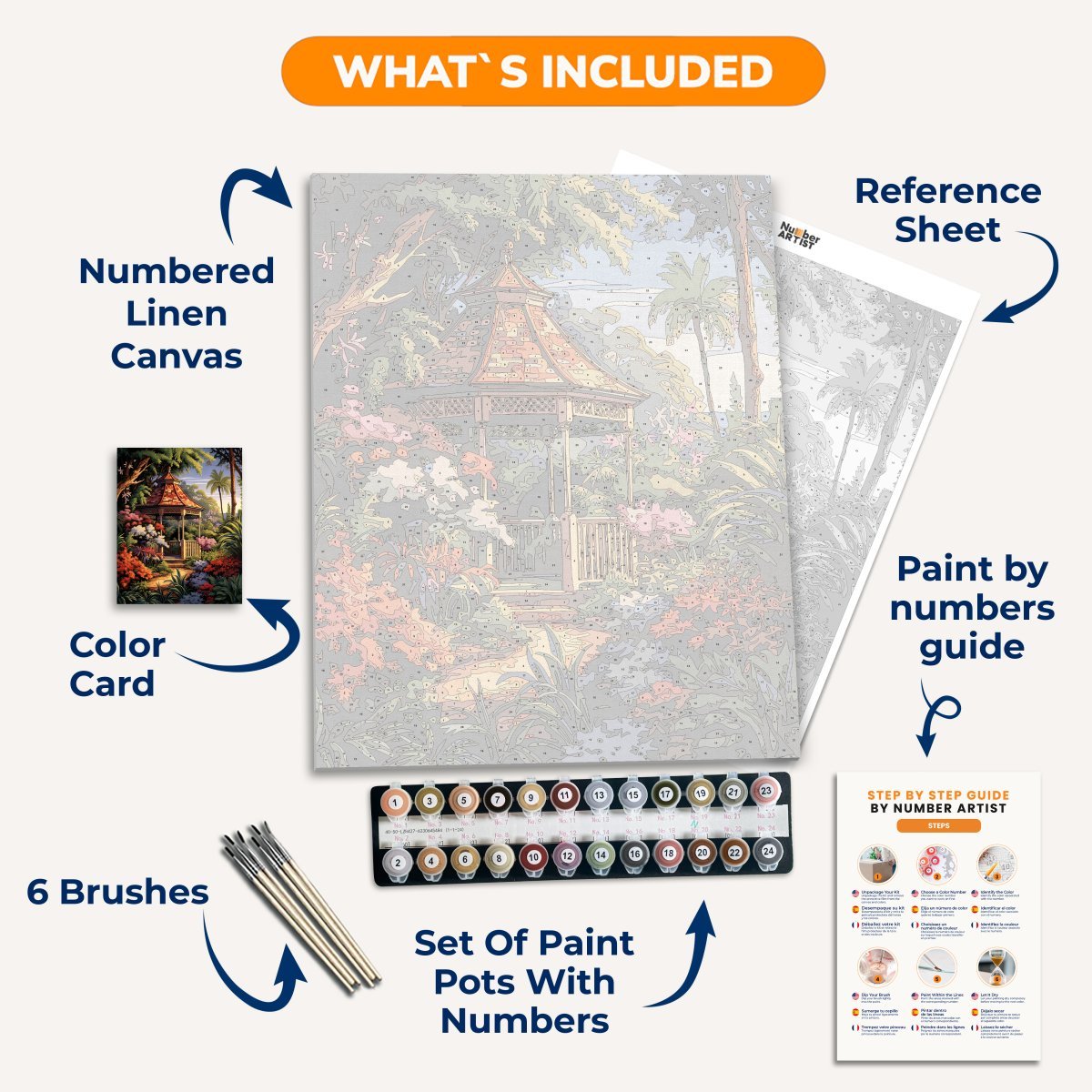Hidden Gazebo - Number Artist Paint by Numbers Kits