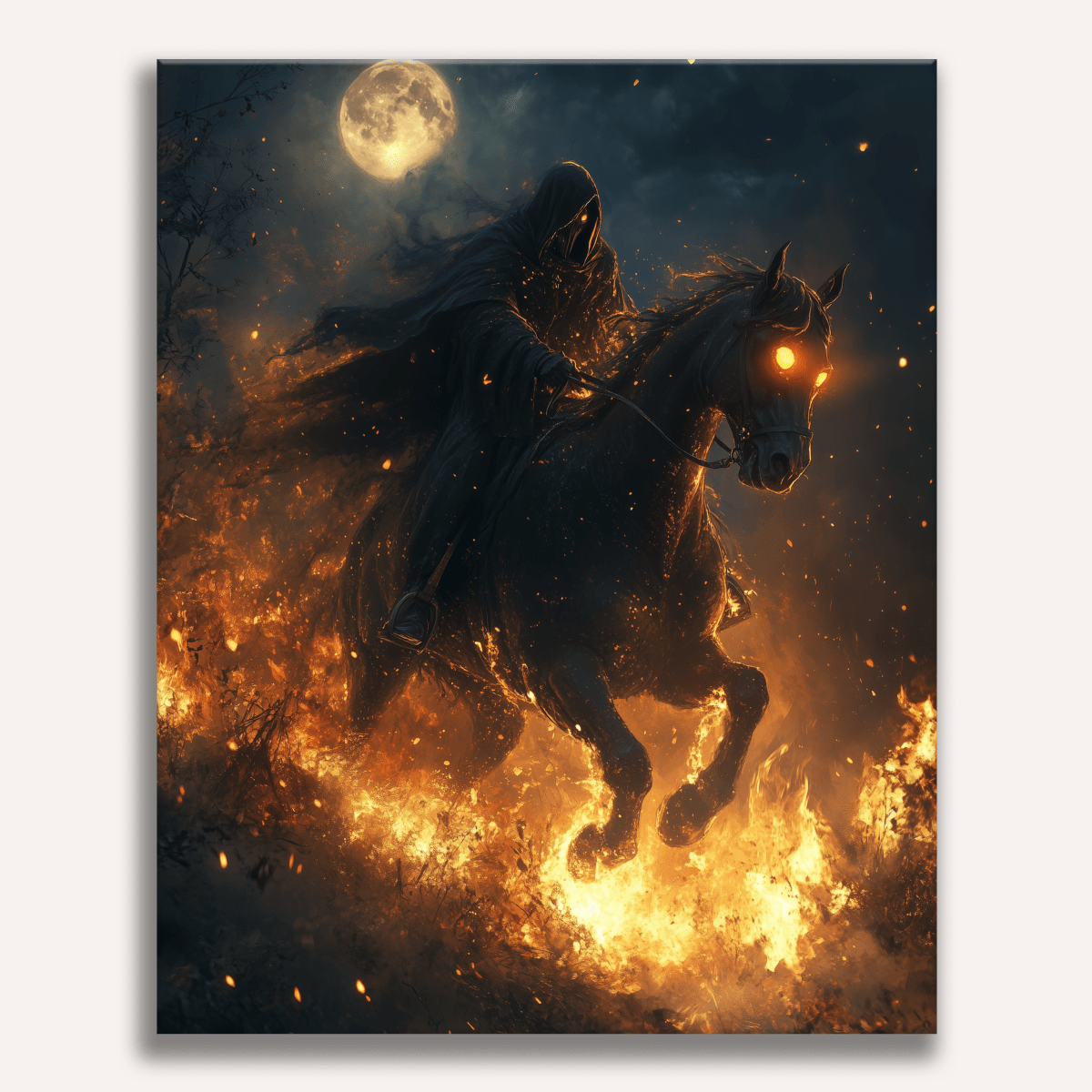 Horseman of Halloween - Number Artist Paint by Numbers Kits