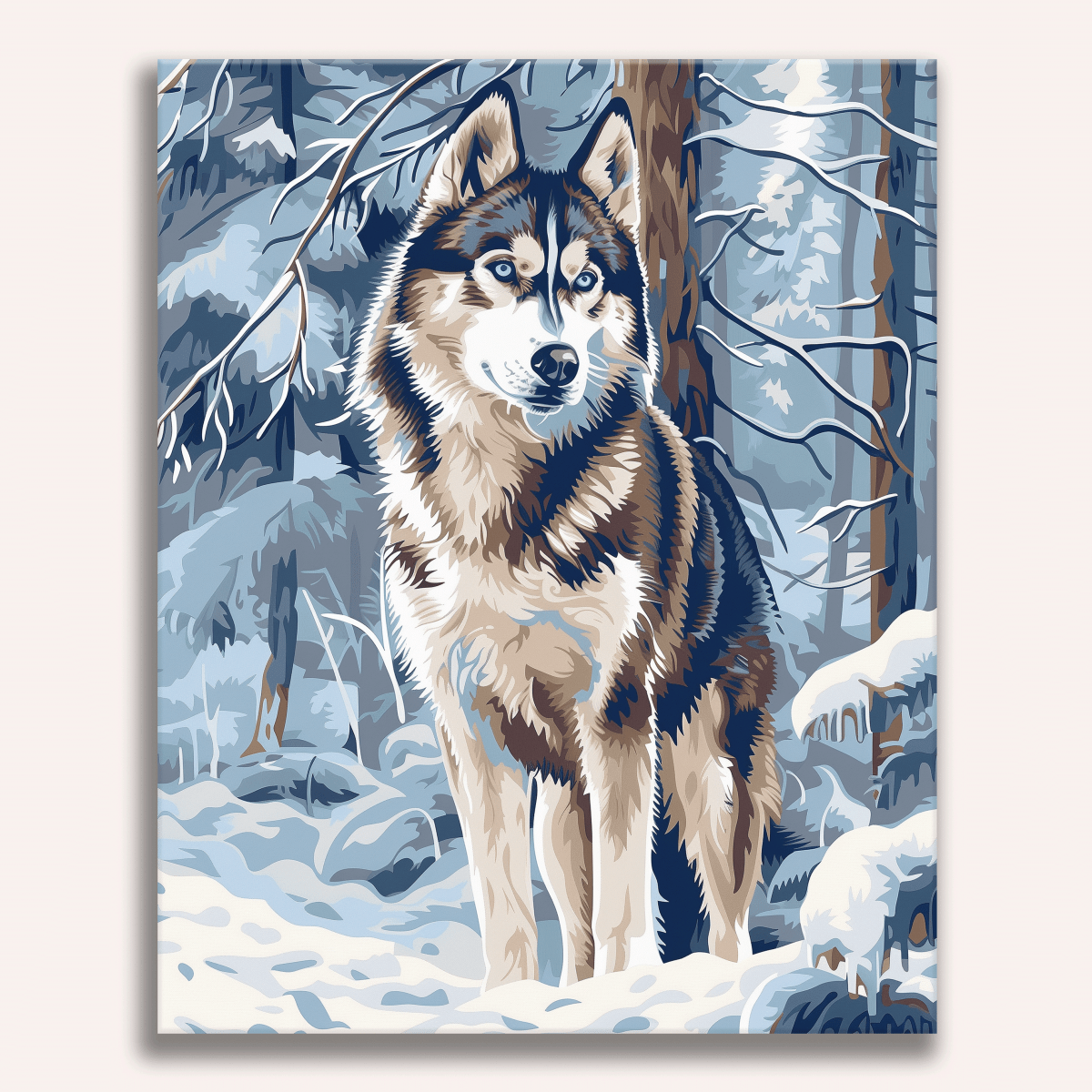 Husky Wildlife - Number Artist Paint by Numbers Kits