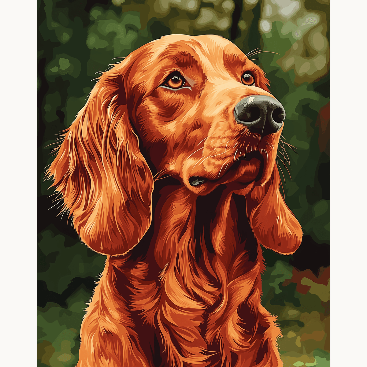 Irish Setter - Number Artist Paint by Numbers Kits