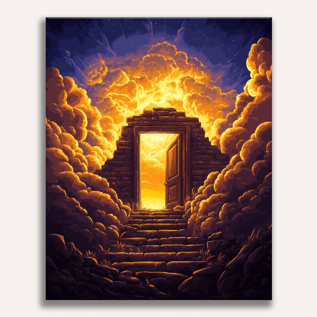 Knocking on Heaven's Door - Number Artist Paint by Numbers Kits