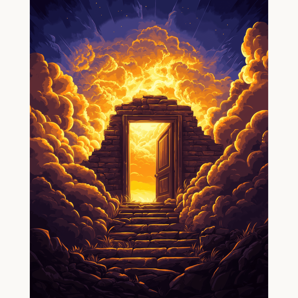 Knocking on Heaven's Door - Number Artist Paint by Numbers Kits