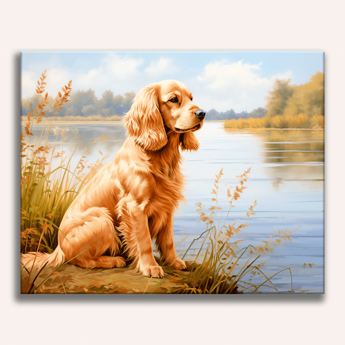 Lake Spaniel - Number Artist Diamond Painting Kits