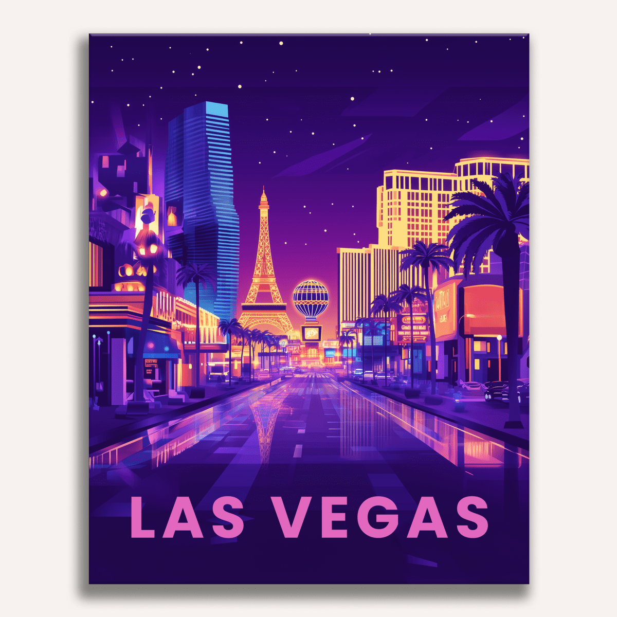Las Vegas - Number Artist Paint by Numbers Kits