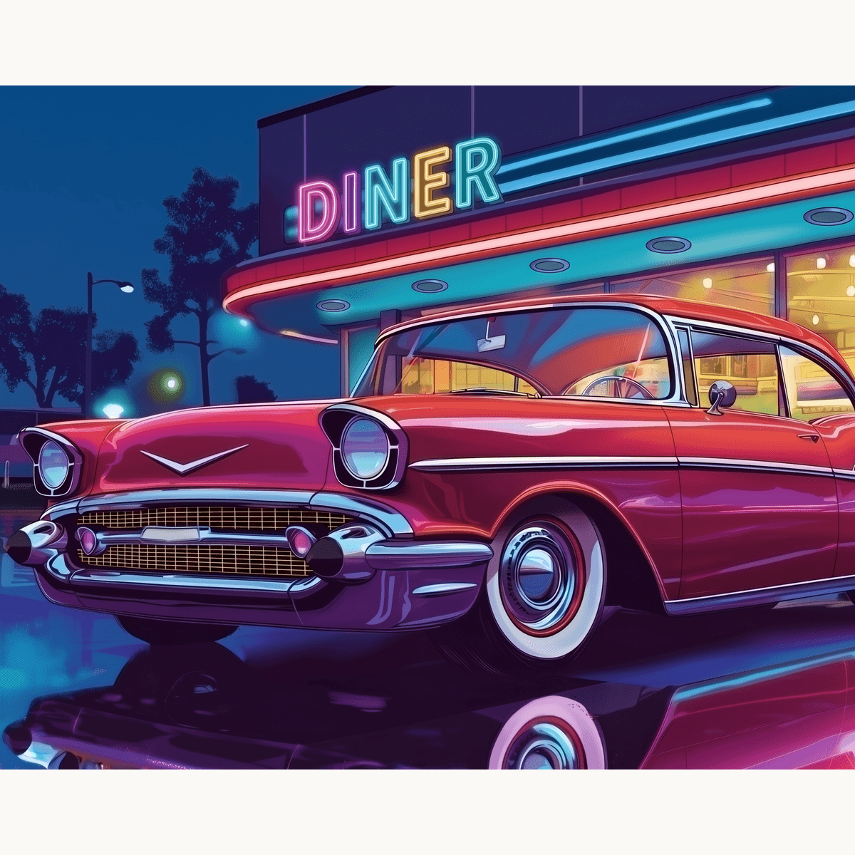 Late Diner - Number Artist Paint by Numbers Kits