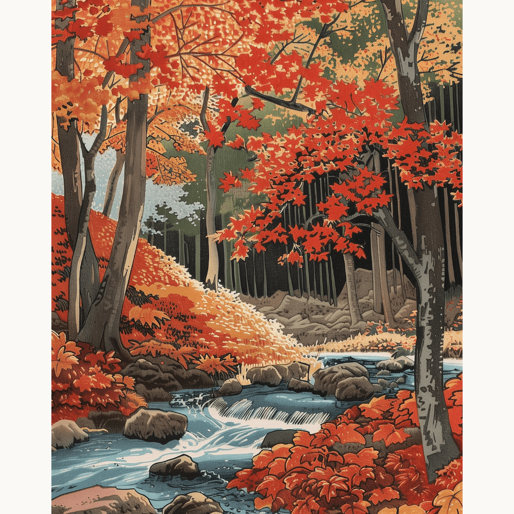 Late Fall - Number Artist Paint by Numbers Kits