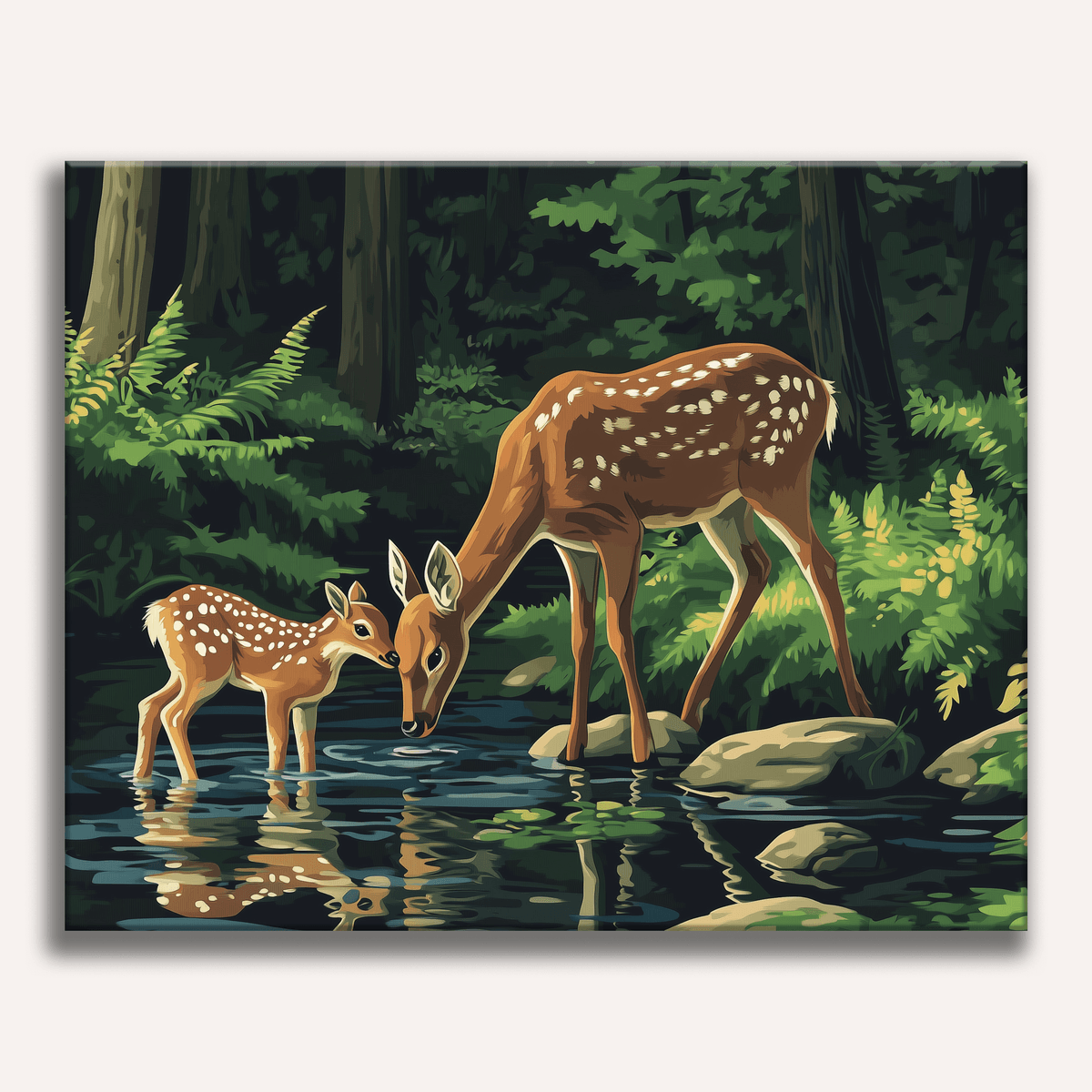 Learning Fawn - Number Artist Paint by Numbers Kits