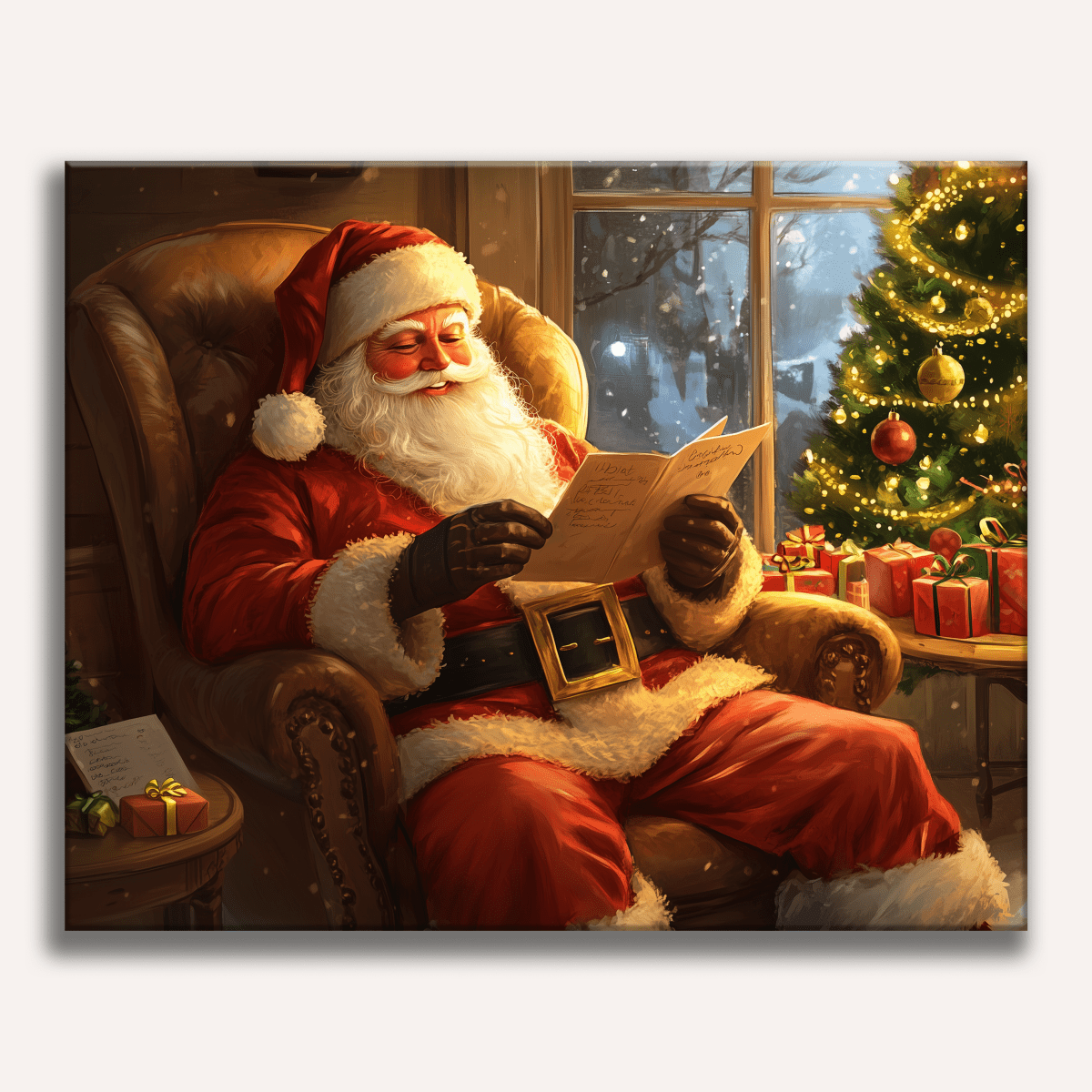 Letter to Santa - Number Artist Paint by Numbers Kits