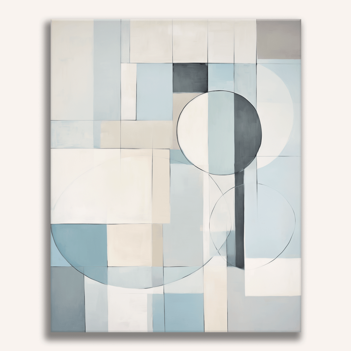 Light Geometric - Number Artist Paint by Numbers Kits