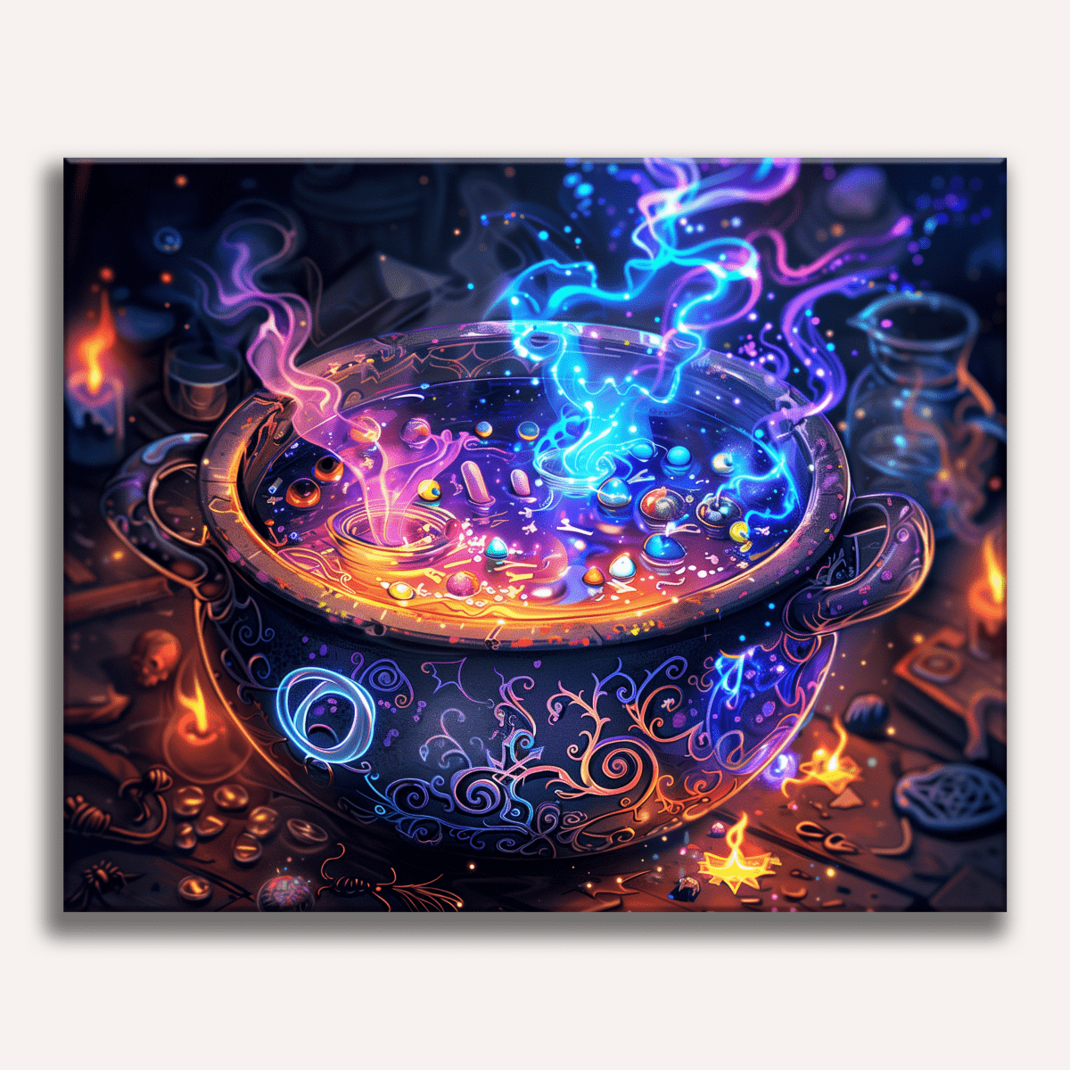 Magical - Cauldron - Number Artist Paint by Numbers Kits