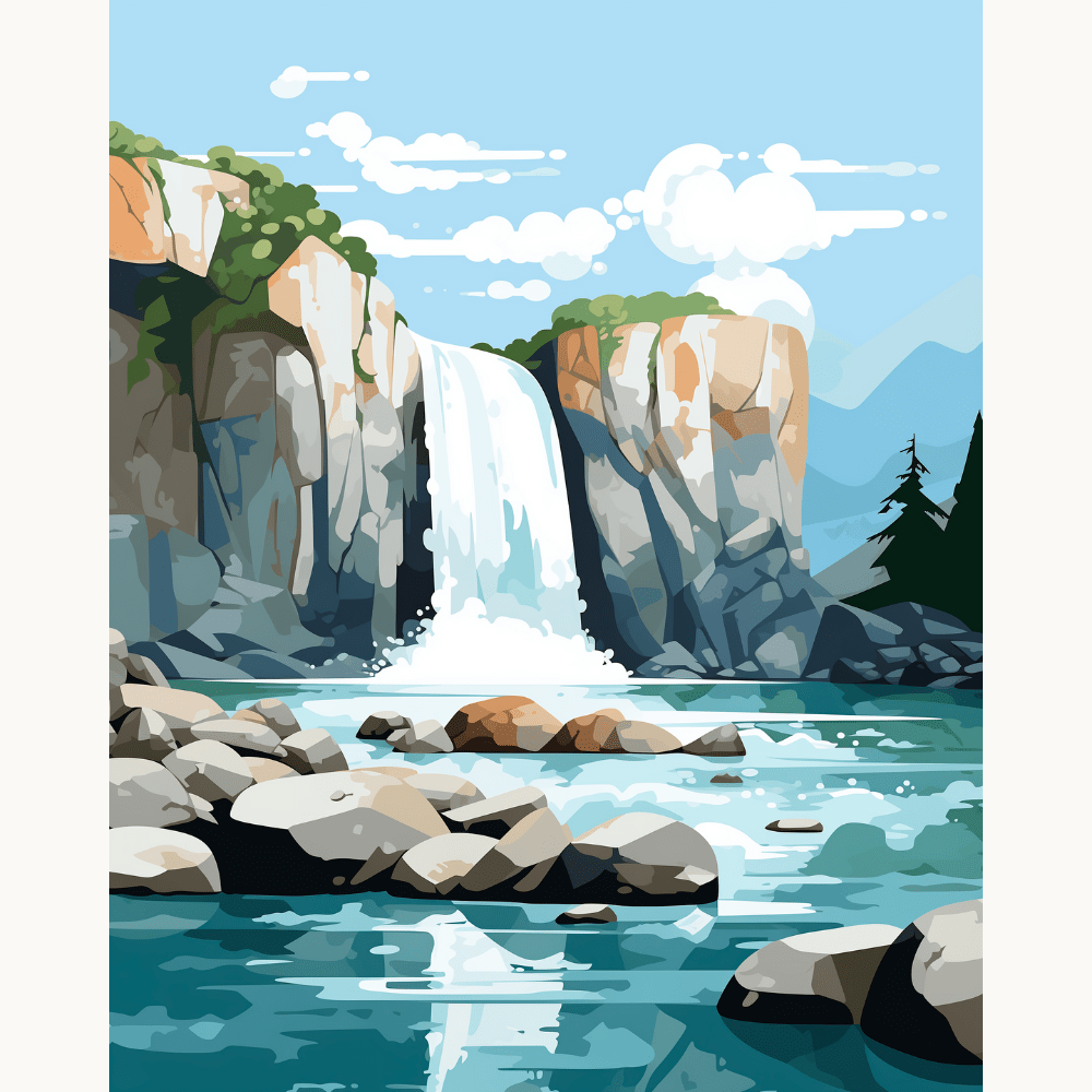 Magnificent Fall - Number Artist Paint by Numbers Kits