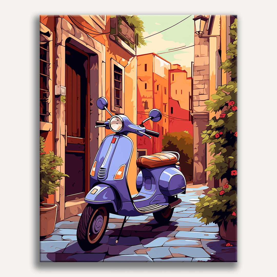 A large outdoor sofa, positioned next to a stone wall, with white cushions visible.