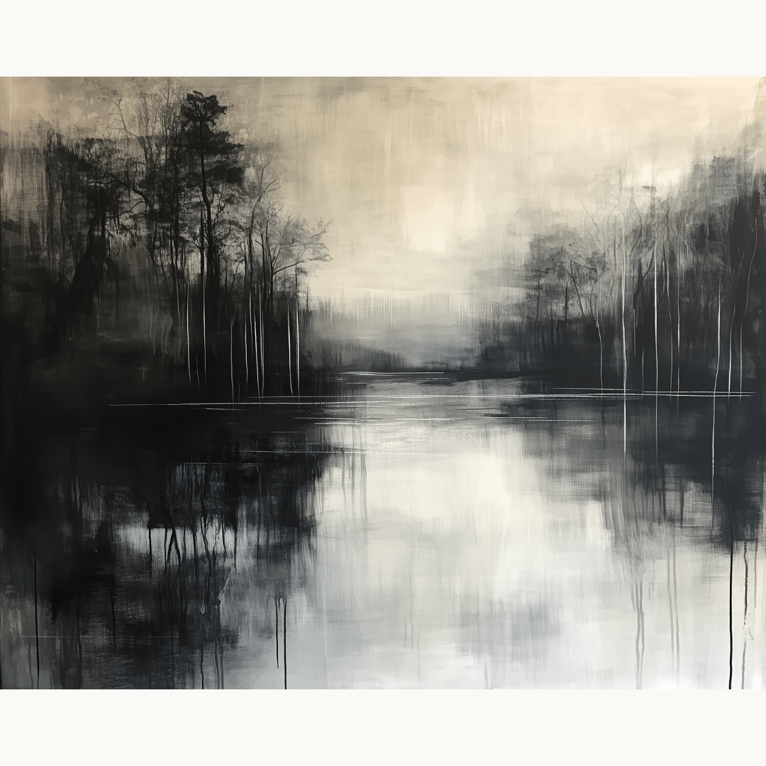 Melancholy Reflecton - Number Artist Diamond Painting Kits
