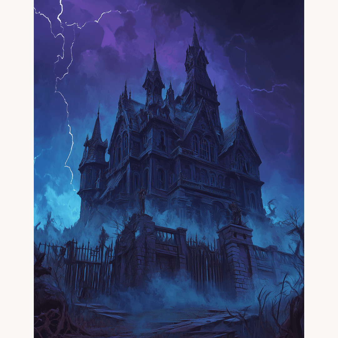 Menacing Manor - Number Artist Paint by Numbers Kits