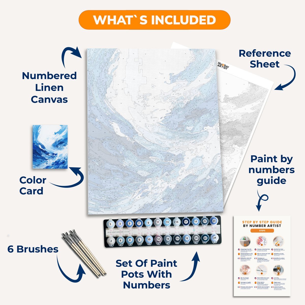 Merciless Waters - Number Artist Paint by Numbers Kits