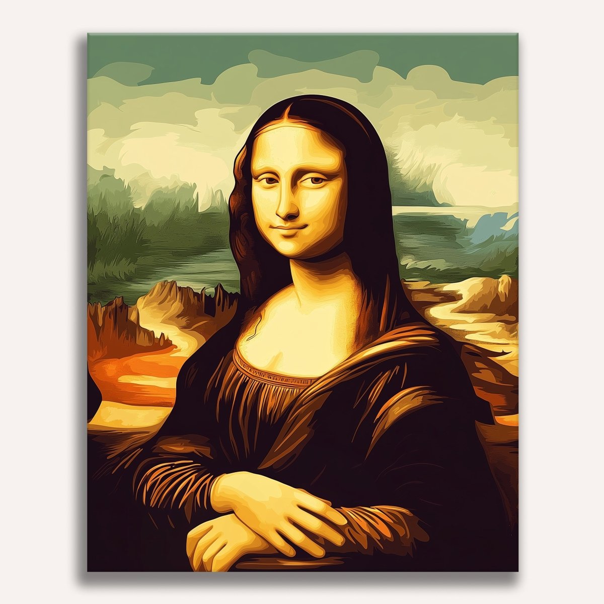 Mona Lisa - Number Artist Paint by Numbers Kits